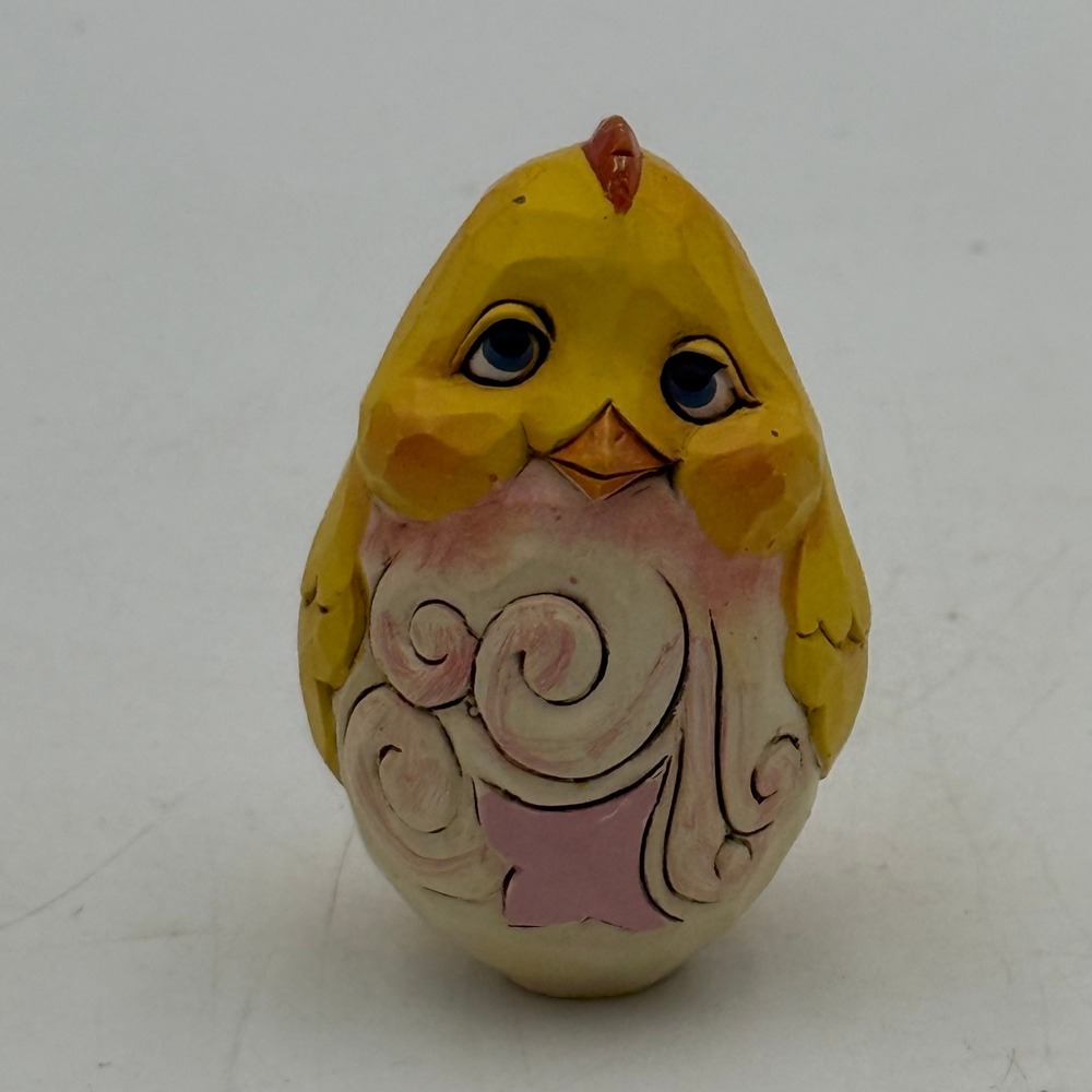 Jim Shore Heartwood Creek Mini Yellow Chick Figurine Easter Spring Decor Bird